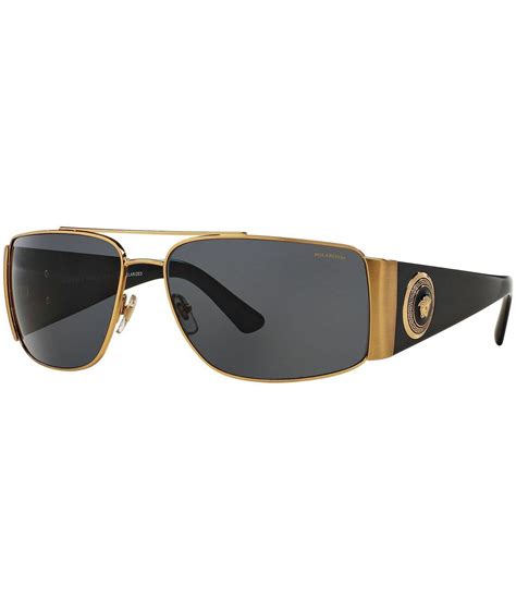 versace sunglasses model 2163|Versace Men's Ve2163 63mm Polarized Rectangle Sunglasses.